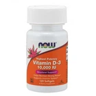 Вітамін Д NOW Vitamin D3 10000, 120 софтгель