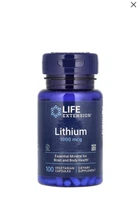 Літій, Lithium, Life Extension, 1000 мкг, 100 капсул