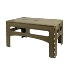 Складаний туристичний стіл Tribe Camp Table Low 70×44 см — легкий, міцний, з ручкою (T-EF-0003-olive)