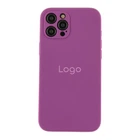 Чохол Silicone Case Full Size with Frame для iPhone 12 Pro Max Колір 43.Grape