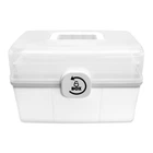 Аптечка для лекарств пластиковая белая MVM PC-16 M WHITE