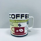 Чашка фарфоровая 700 мл "Coffee" A-PLUS 3385 с красным