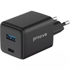 Сетевое зарядное устройство Proove Pocket GaN Plus 25W Type-C + USB Black (60246BL)