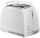 Тостер Russell Hobbs 26060-56 Honeycomb 850Вт, широкие слоты, пластик, белый