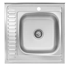Кухонная мойка KRONER (KRP) Satin-6060R D0.6T160