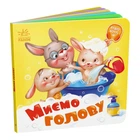 Дитяча картонна книжечка "Миємо голову" Ranok Creative 526039 українською мовою