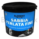 Покриття декоративне інтер'єрне ELEMENT Decor Sabbia Perlata Fine з кварцовим піском та перламутром 5 кг