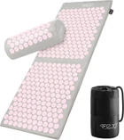 Коврик акупунктурный с валиком 4FIZJO Classic Mat XL Аппликатор Кузнецова Grey/Pink (P-5907739313294)