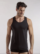 Черная мужская майка Enrico Coveri ET1102 Nero 50(L) Черный