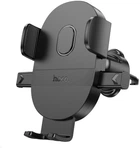 Автодержатель для телефона Hoco H18 Mighty one-button car holder (air outlet) Black (6942007601573)