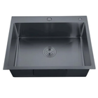 Мийка Zerix ZH5843-215 Nano-Black з нержавіючої сталі ( MX1584 ) 29338