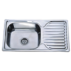 Мийка кухонна Zerix Z7642-08-180E (Satin) (ZX1602) ( 16859 )