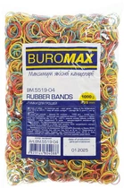 Резинки для денег JOBMAX от Buromax 1000 г асорті 25мм (BM.5519-04)