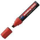 Маркер Edding Permanent e-390 4-12 мм, chisel tip, waterproof, red (390/02)