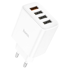 Сетевые зарядные устройства Hoco C102A Fuerza QC3.0 four-port charger(EU) White
