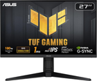 Монітор 27" Asus TUF Gaming VG27AQL3A (90LM09A0-B01370) 2K QHD / Fast IPS 180HZ / 1ms / DisplayHDR 400 / AMD FreeSync Premium / G-Sync Compatible / Flicker-free / Shadow Boost / HAS / Pivot (T1LMQS059268) - Уцінка