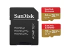 Карта пам'яті SanDisk 32 GB microSDHC UHS-I U3 Extreme V30 Twin Pack + SD Adapter (SDSQXAF-032G-GN6AT)