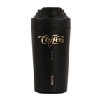 Термокружка Coffee с ремешком 480 мл черная