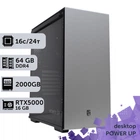 Рабочая станция PowerUp Desktop #427 Core i7 13700K / 64 GB / SSD 2TB / NVIDIA Quadro RTX5000 16GB специализированная вычислительная графическая система для архитекторов и инженеров