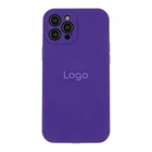Чохол Silicone Case Full Size with Frame для iPhone 12 Pro Max Колір 34.Purple