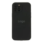 Чохол Silicone Case Full Size with Frame для iPhone 12 Pro Колір 18.Black