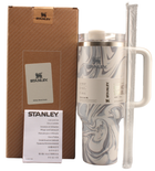 Термос термокружка Stanley Quencher H2.0 Tumbler из нержавеющей стали 1,18 л KT6007810 Gray Marble