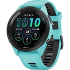 Смарт-годинник Garmin Forerunner 265 Black Bezel w. Aqua Case and Aqua/Black Silicone Band (010-02810-02/12)