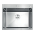 Мийка з нержавіючої сталі MIXXUS MH5843 DECOR NANO-SILVER колір нержавійка ( MI7041 ) 39458
