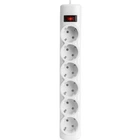 Сетевой фильтр удлинитель Defender DFS 151 1.8м 6 розеток White (994890)