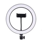 Кільцева світлодіодна LED лампа Flat Ring 10" + tripod 2.1m (Black) Epik (177075)