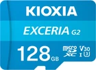 Карта памяти KIOXIA Exceria G2 microSDXC 128GB UHS-I U3 V30 + SD-адаптер (LMEX2L128GG2)
