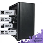 Рабочая станция PowerUp Desktop #303 Core i5 14600K / 32GB / SSD 512GB / NVIDIA Quadro RTX A2000 6GB специализированная вычислительная графическая система для архитекторов и инженеров