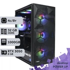 Рабочая станция PowerUp Desktop #337 Core i3 14100F / 32 GB / SSD 1TB / GeForce RTX 3050 8GB специализированная вычислительная графическая система для архитекторов и инженеров