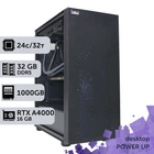 Рабочая станция PowerUp Desktop #293 Core i9 14900K / 32 GB / SSD 1TB / NVIDIA Quadro RTX A4000 16GB специализированная вычислительная графическая система для архитекторов и инженеров