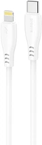 Кабель Proove Simple Silicone Type-C to Lightning 27W 1 м White (632600003)