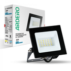 Світлодіодний прожектор 20Вт Ardero LL-1020ARD 20W LED 1600Lm 6500K 126x114x28мм IP65 чорний