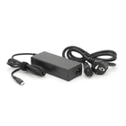 Блок питания MERLION для ноутбука DELL 90W штекер Type-C, длина 0,9м + кабель питания