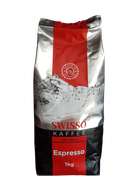Міцна кава в зернах Swisso Kaffee Espresso 100% арабіка 1 кілограм