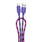 Дата кабель HOCO X116 Meridian USB to Type-C 3A (1m) (Gradient Purple Mix) (228984)