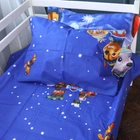 Простынь MirSon Полуторная 150х220 см 17-0794 Paw Patrol Winter blue Бязь (2200011428253)