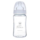 Бутылка антиколиковая с широким отверстием 240 мл PP Easystart Royal baby Canpol babies Синяя (5901691844414)