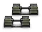 Гантели наборные (2 шт х 32 кг) NUOBELL 232, NO-NB232GREBLA (green/black)