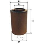 Воздушный фильтр WIX FILTERS 42410E 0030946004, 1907553, A0030946004