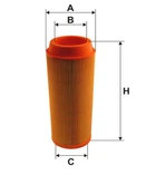 Воздушный фильтр WIX FILTERS 93213E A0040940504, A0040940405, 2171296201