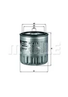 Фильтр топливный Knecht/MAHLE KC63/1D