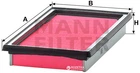 Фильтр воздушный MANN C 2420