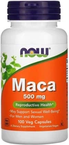 Натуральна добавка Now Foods Maca Перуанська 500 мг Гелеві капсули
