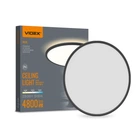 LED светильник с декоративной подсветкой VIDEX DL5R 44W 3000K-4000K-5000K Black (VL-DL5R-44CB) 28617
