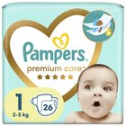Підгузки Pampers Premium Care – 1 New Born (2 – 5 кг) 26 шт.