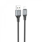 Зарядный кабель Hoco X86 USB Lightning черный